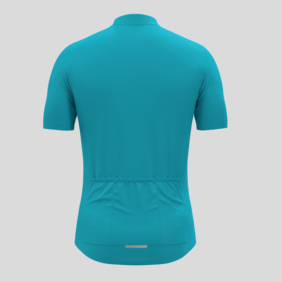 Men's Minimal Solid Cycling Jersey -Ocean