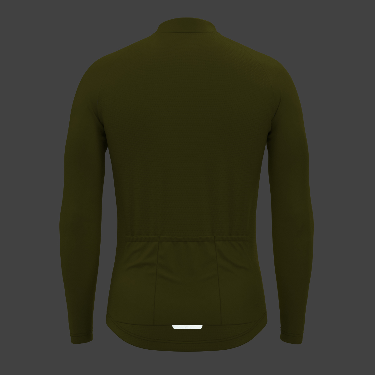 Men's Minimal Solid LS Cycling Jersey - Fern