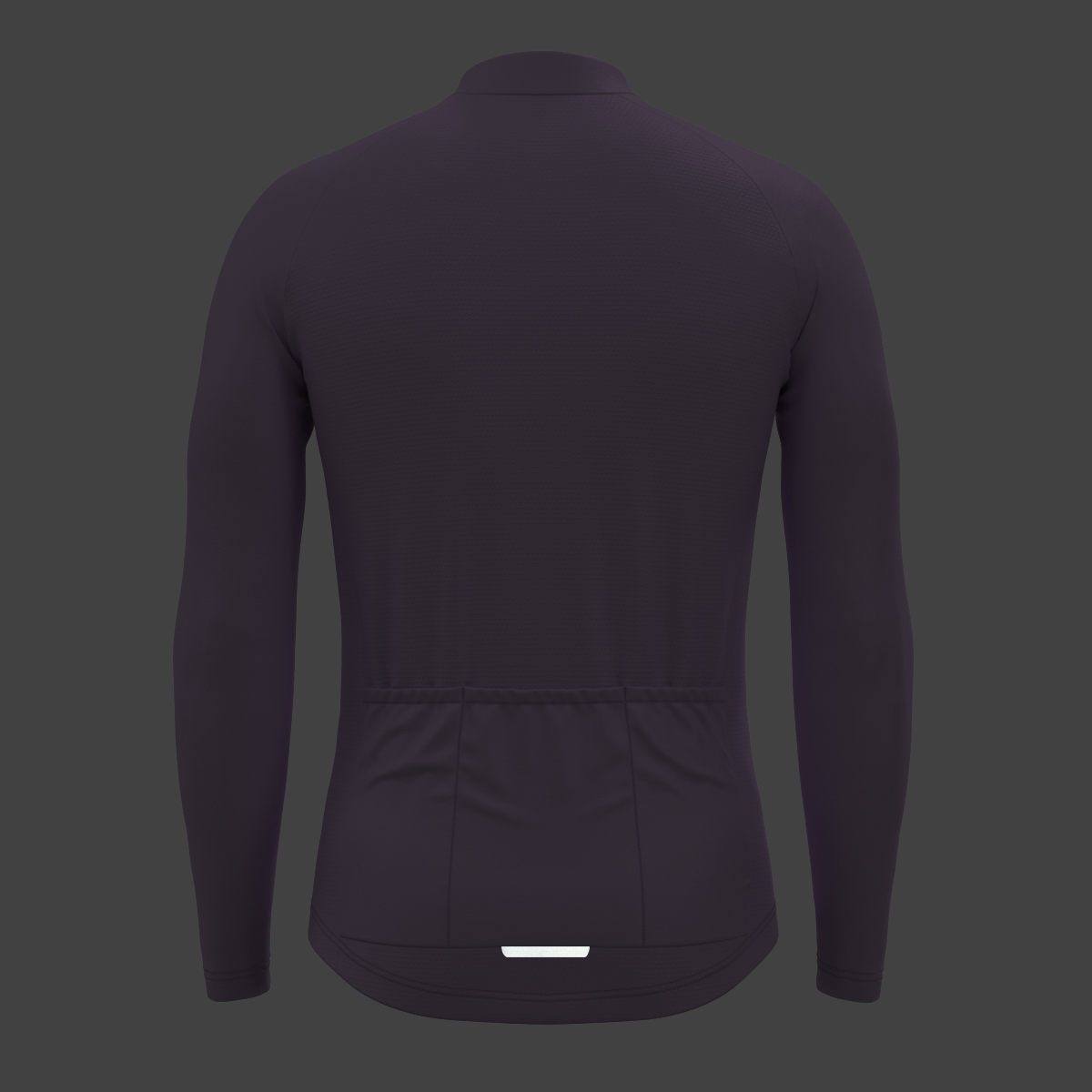Men's Minimal Solid LS Cycling Jersey - Haze