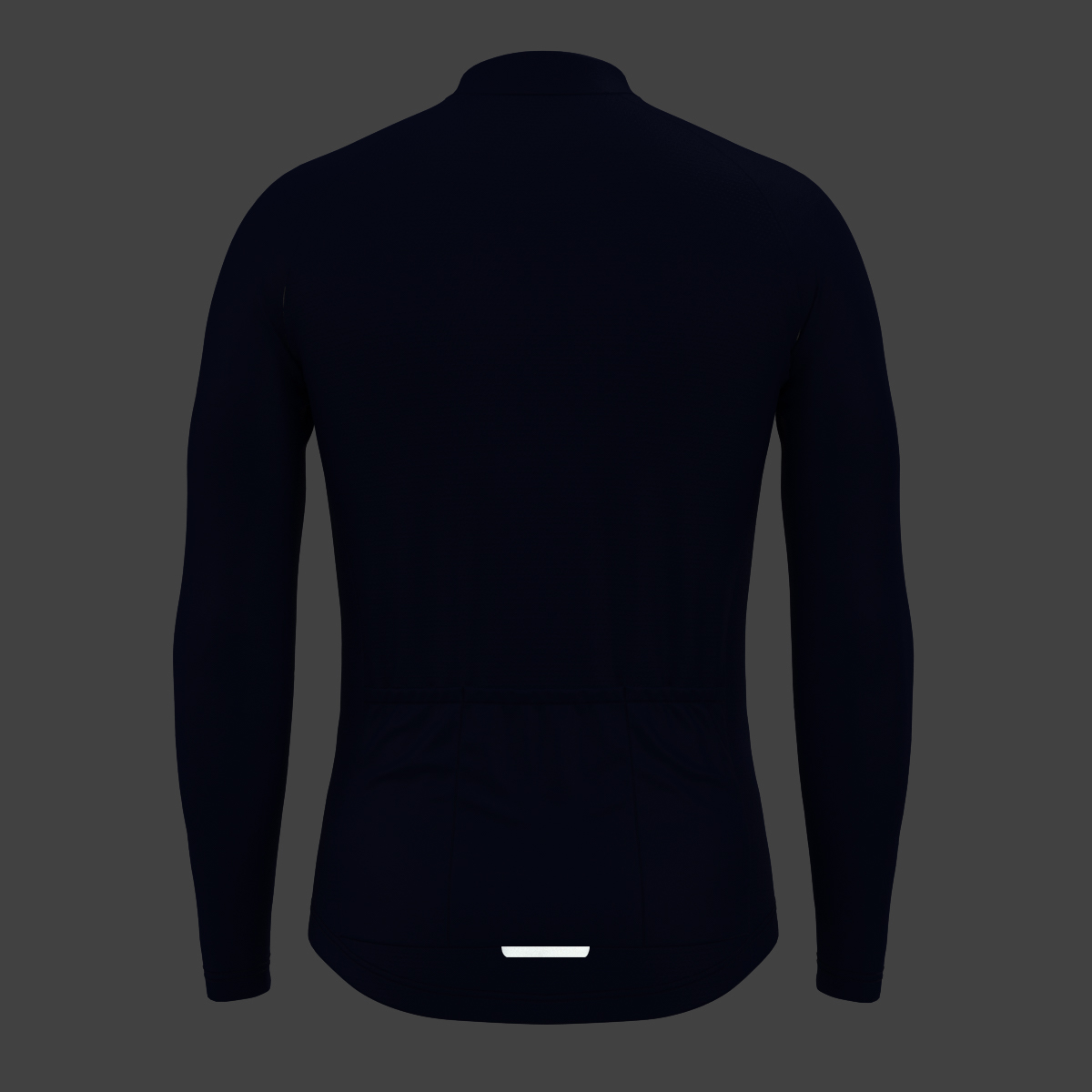 Men's Minimal Solid LS Cycling Jersey - Ink