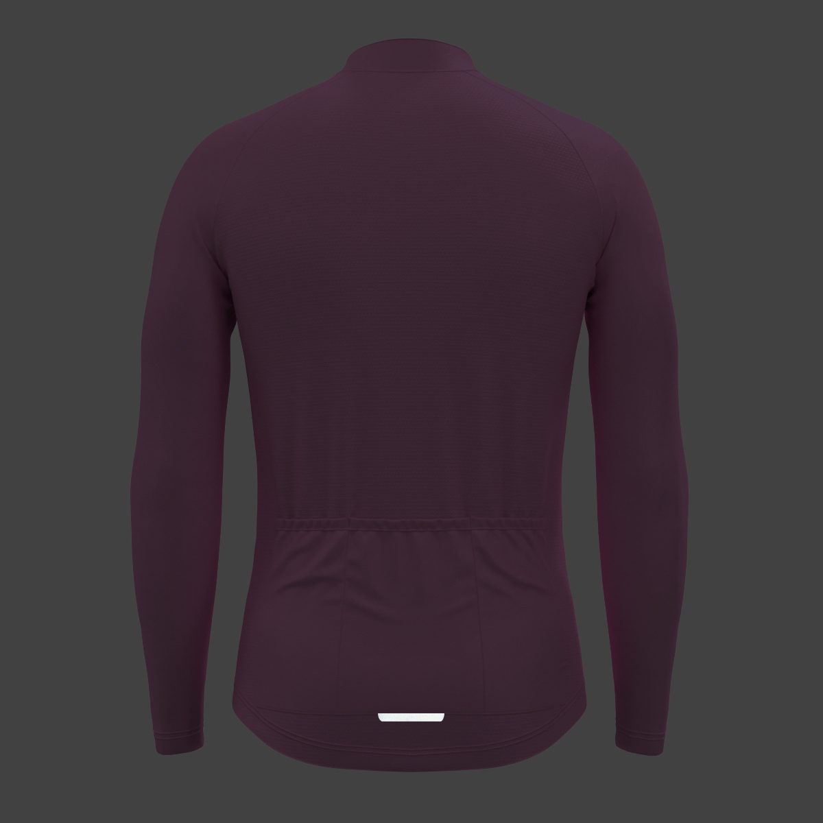 Men's Minimal Solid LS Cycling Jersey - Neo Pink