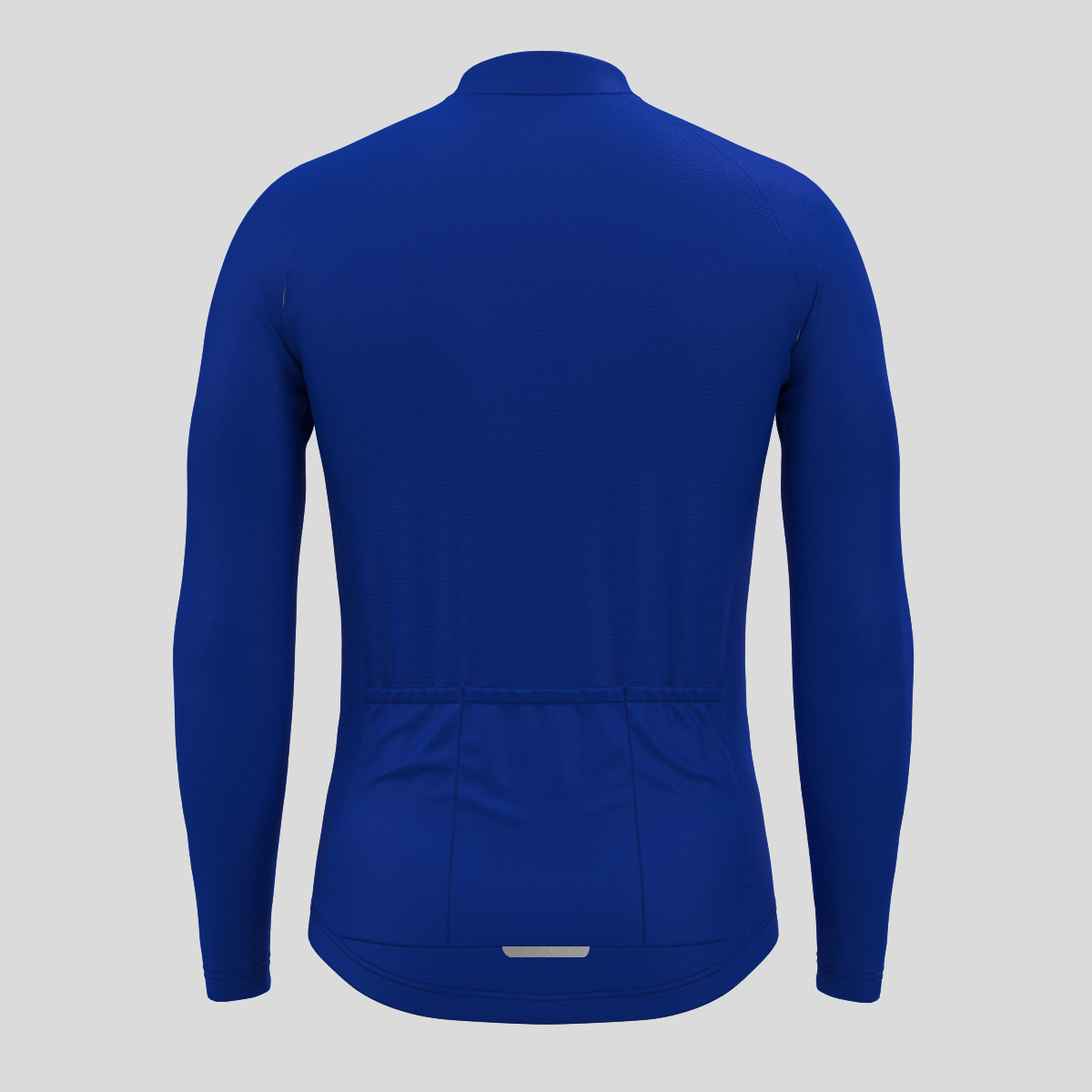 Men's Minimal Solid LS Cycling Jersey - Racing Blue