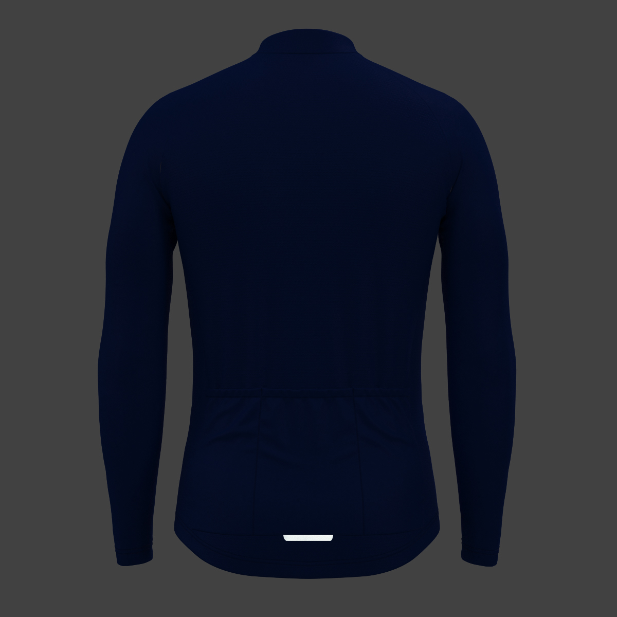 Men's Minimal Solid LS Cycling Jersey - Racing Blue