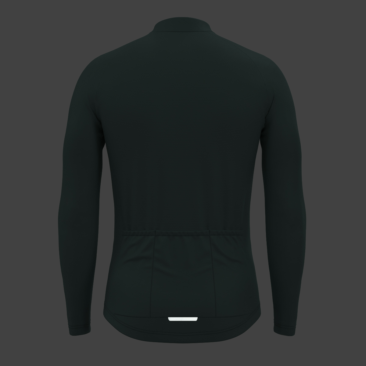 Men's Minimal Solid LS Cycling Jersey - Sage