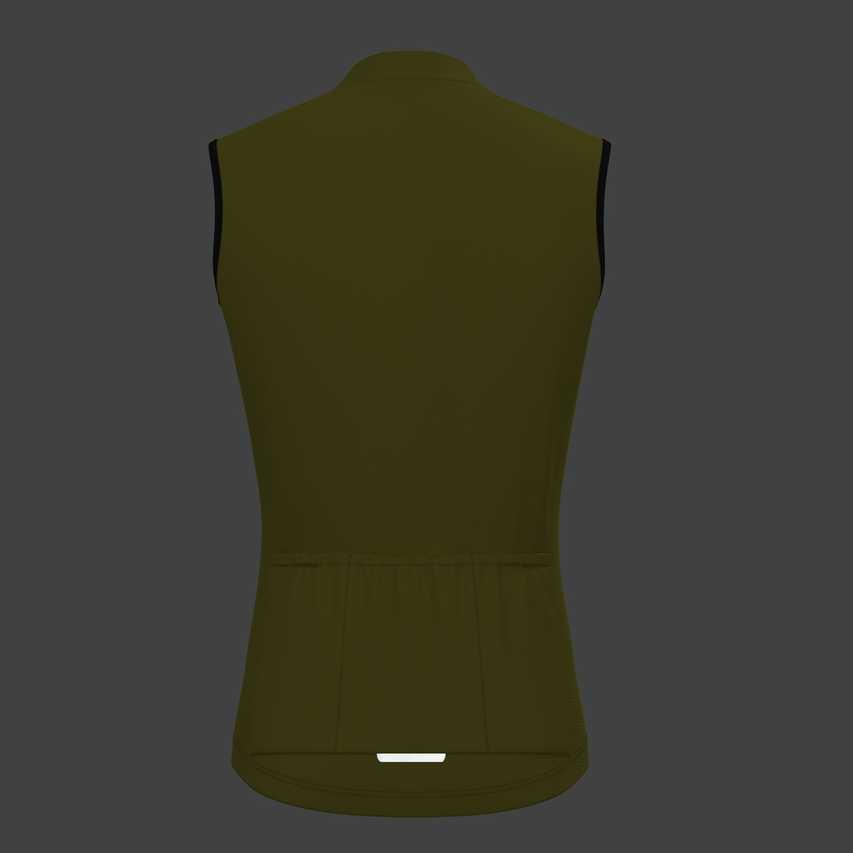 Men's Minimal Solid Sleeveless Cycling Jersey - Fern