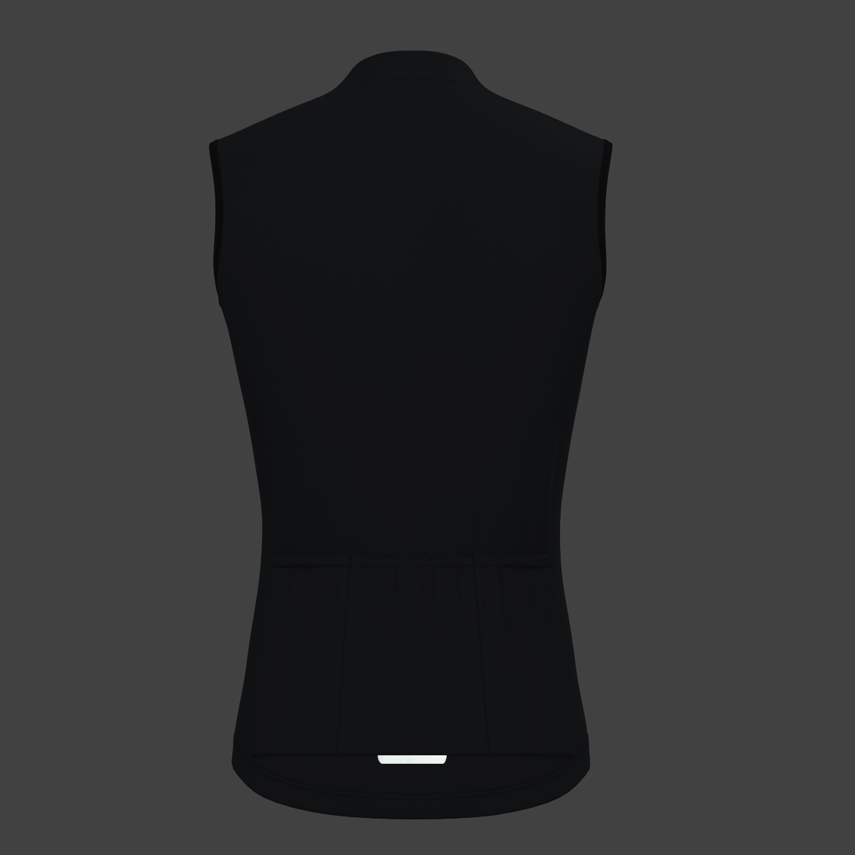 Men's Minimal Solid Sleeveless Cycling Jersey - Graphite