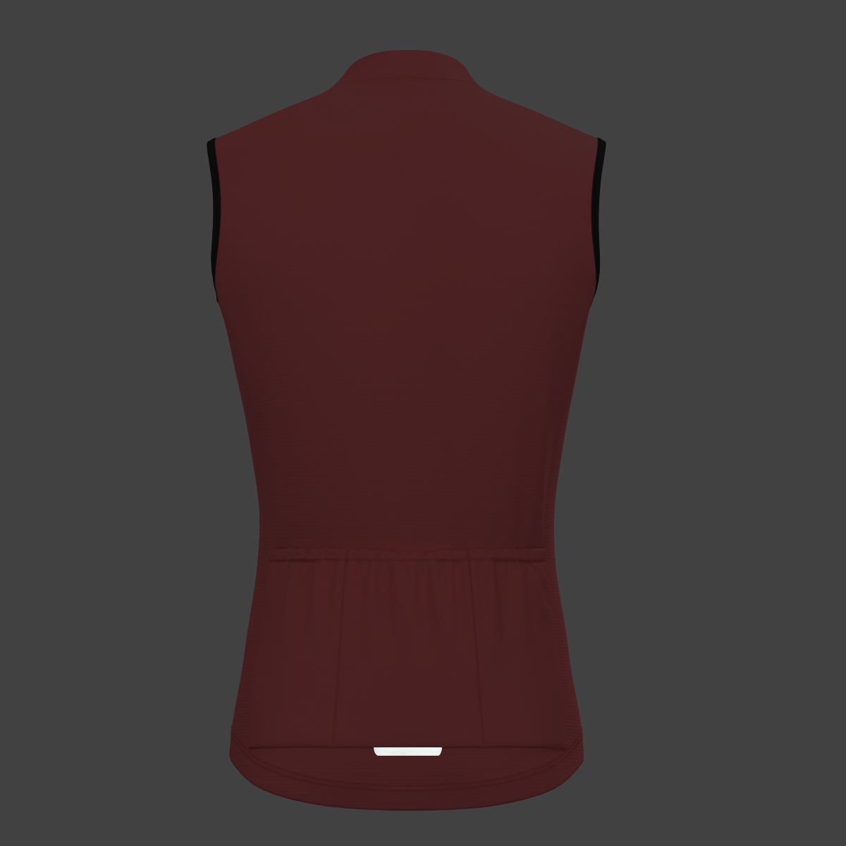 Men's Minimal Solid Sleeveless Cycling Jersey - Guava