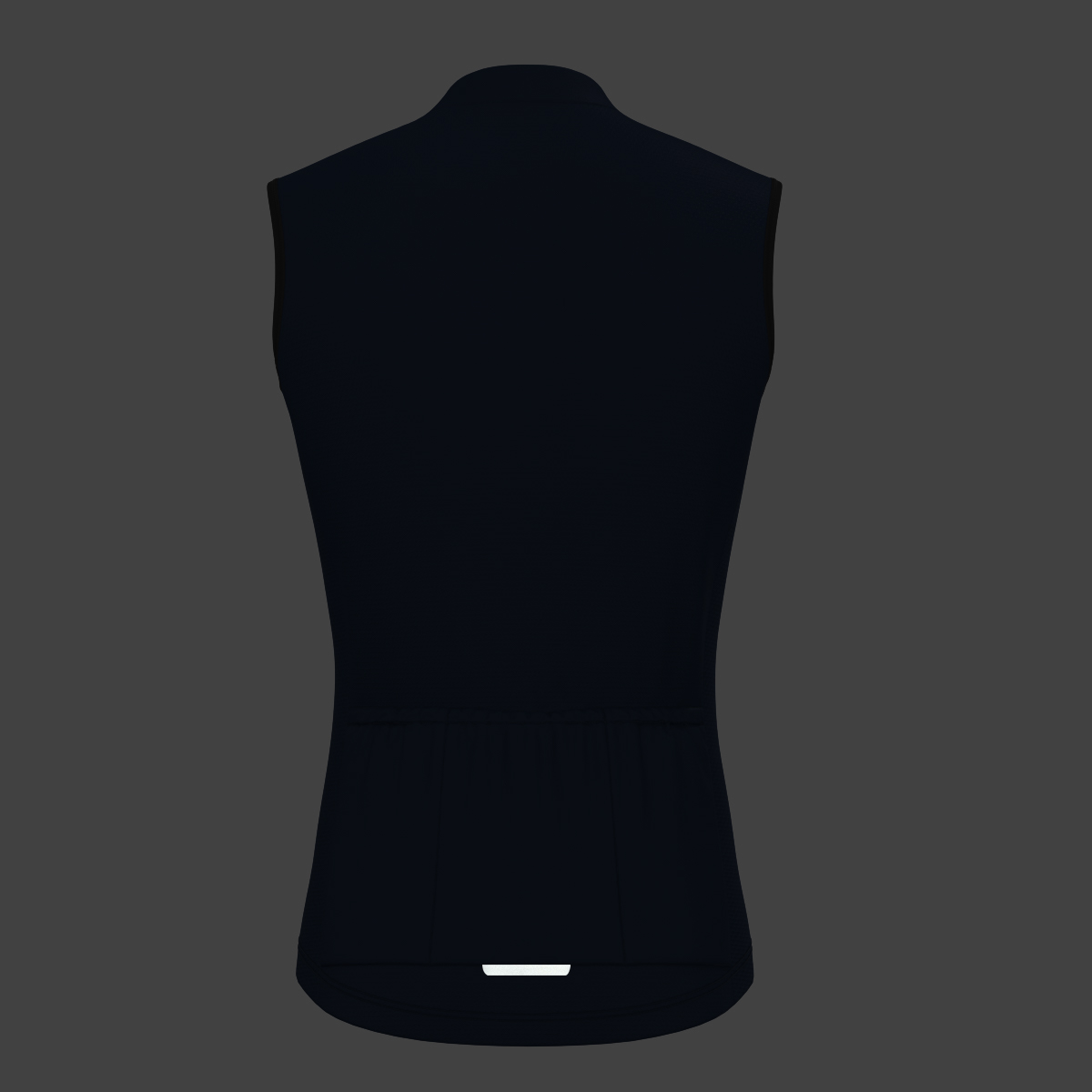Men's Minimal Solid Sleeveless Cycling Jersey - Navy