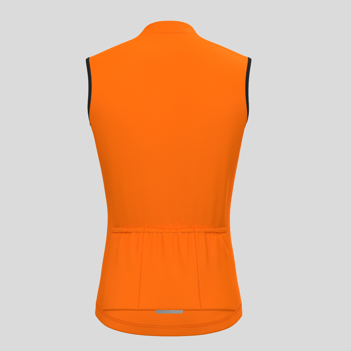 Men's Minimal Solid Sleeveless Cycling Jersey - Orange