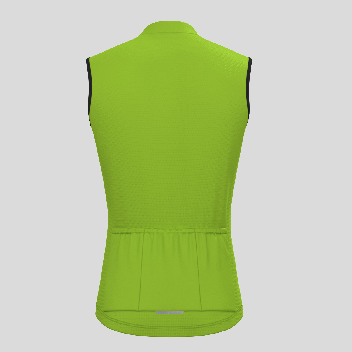 Men's Minimal Solid Sleeveless Cycling Jersey - Wasabi