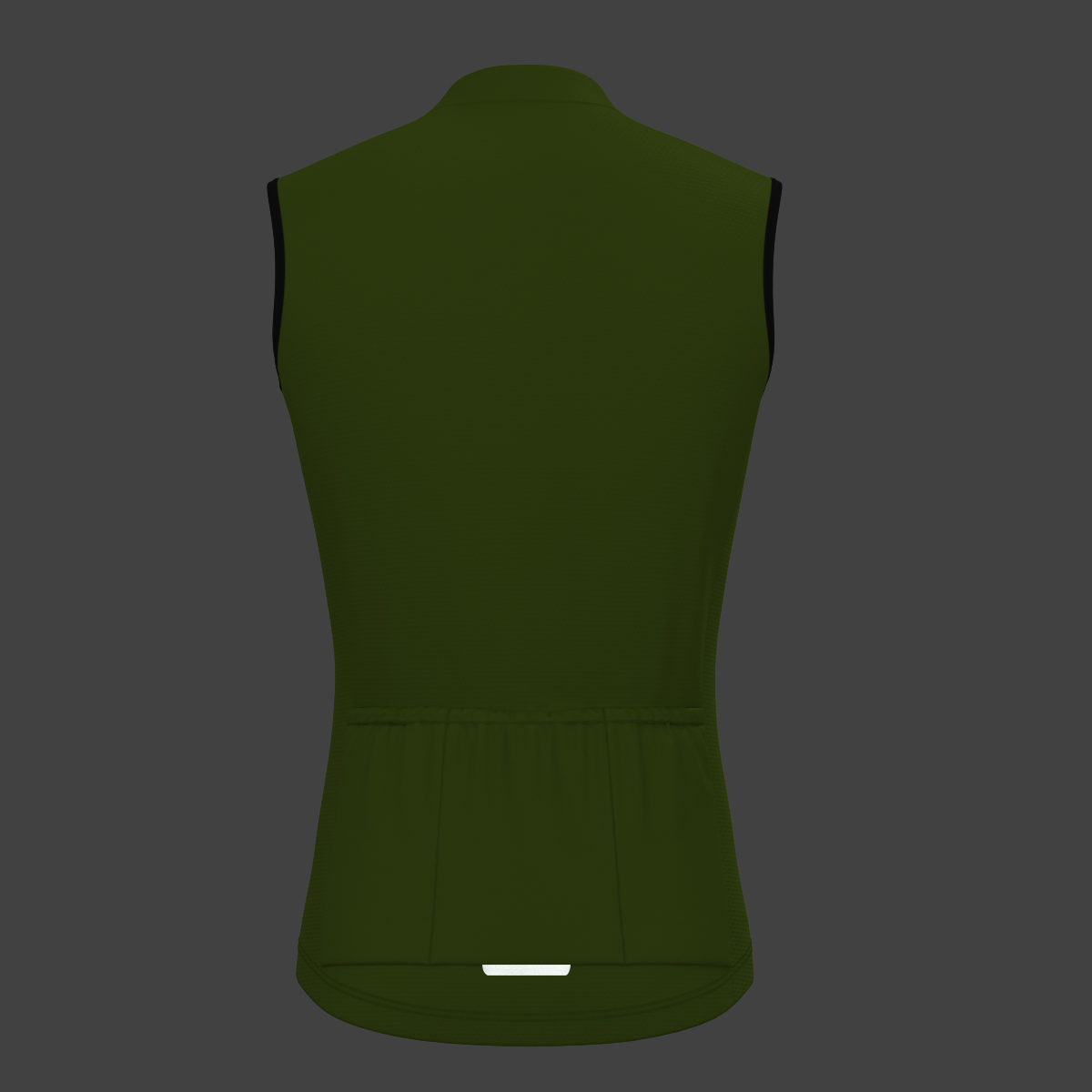 Men's Minimal Solid Sleeveless Cycling Jersey - Wasabi