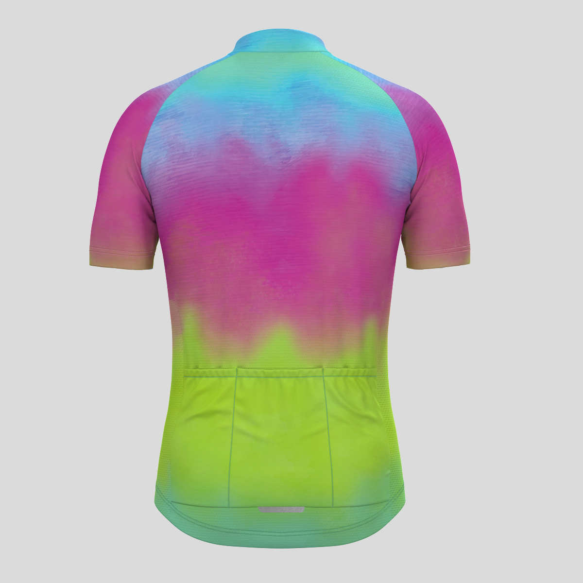 Men's Tie Dye Fade Cycling Jersey - Fig