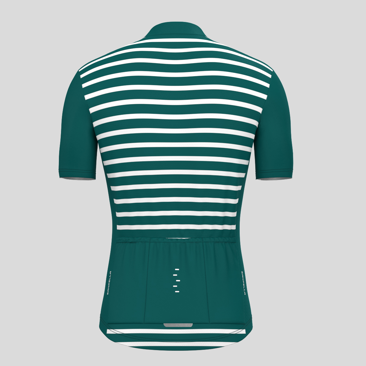 Minimal Stripes Men's Cycling Jersey - Midnight