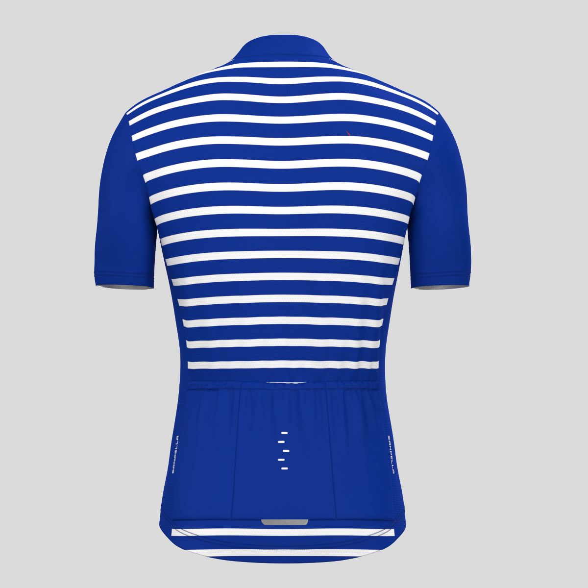 Minimal Stripes Men's Cycling Jersey - Racing Blue