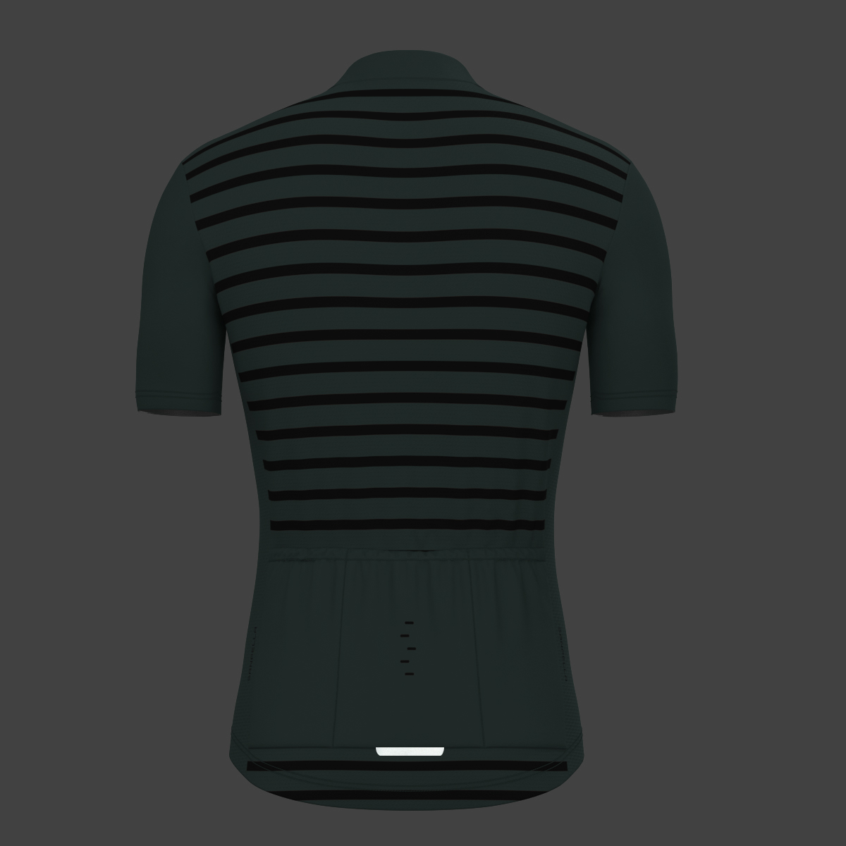 Minimal Stripes Men's Cycling Jersey - Sage