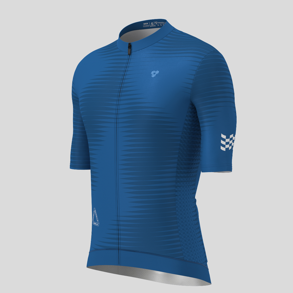 Men's Motivate Pro Stripes Cycling Jersey - Blue