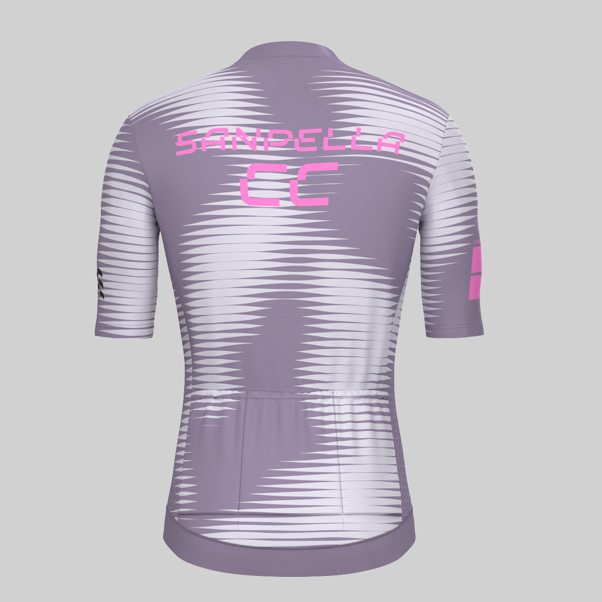 Motivate Pro Stripes Men's Cycling Jersey - Dusty Purple/Pink