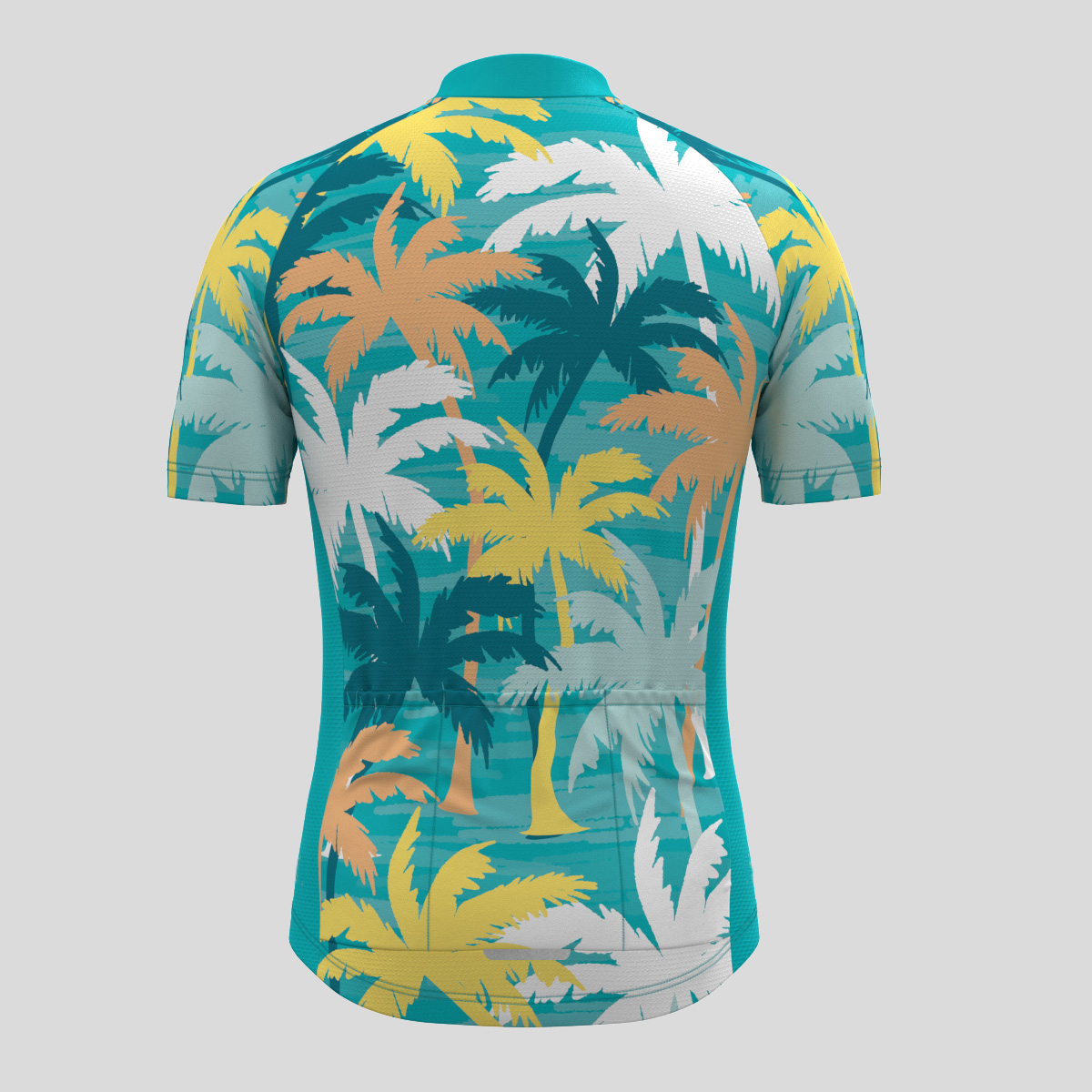 Multicolor Coconut Tree Men's Cycling Jersey