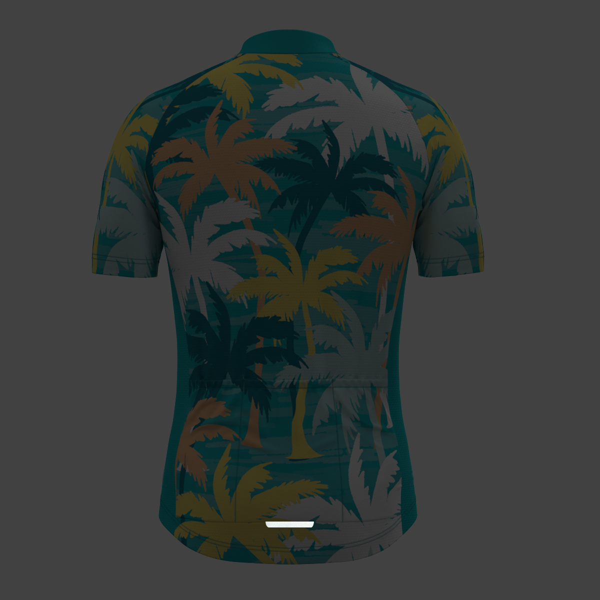Multicolor Coconut Tree Men's Cycling Jersey
