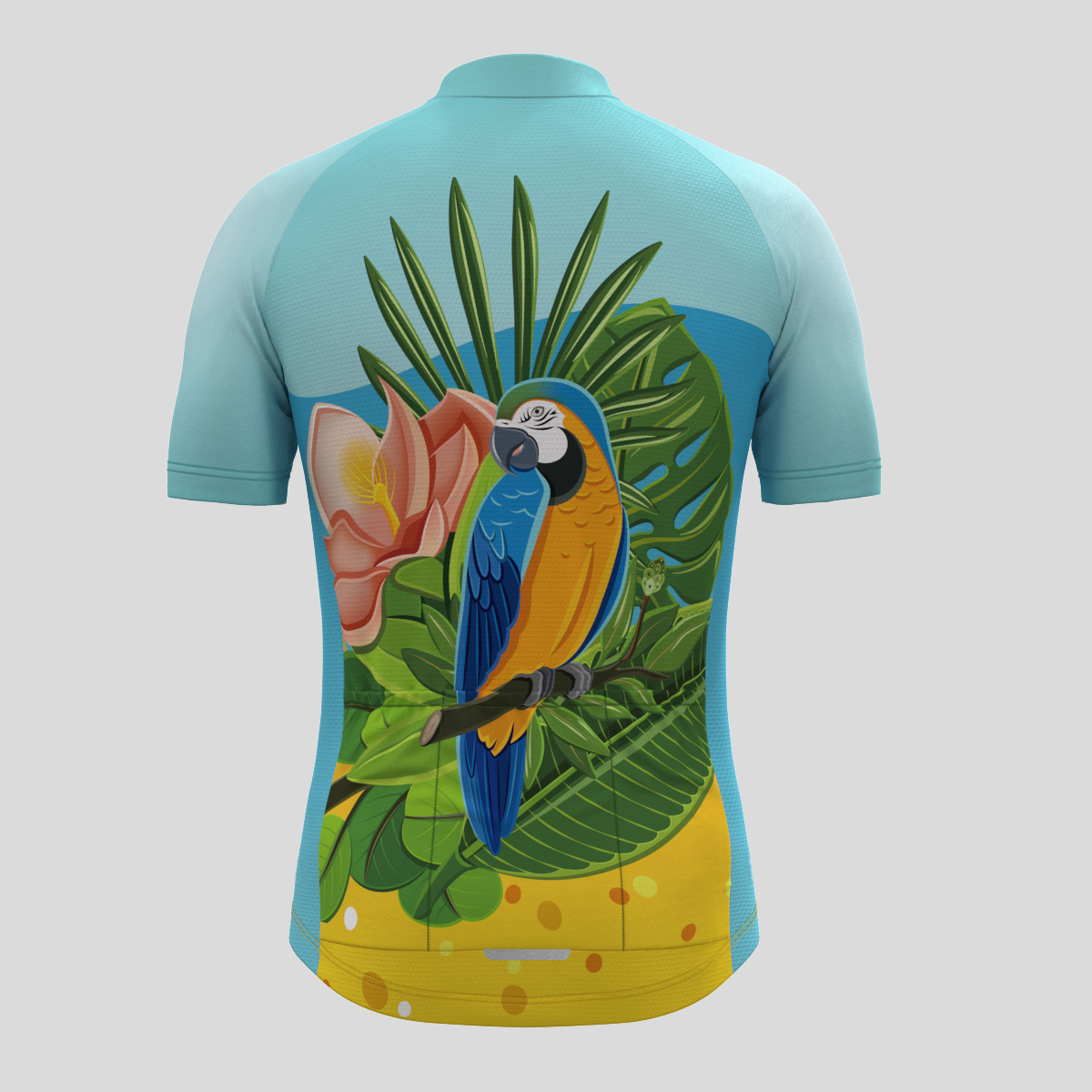 Parrot singing Men's Cycling Jersey