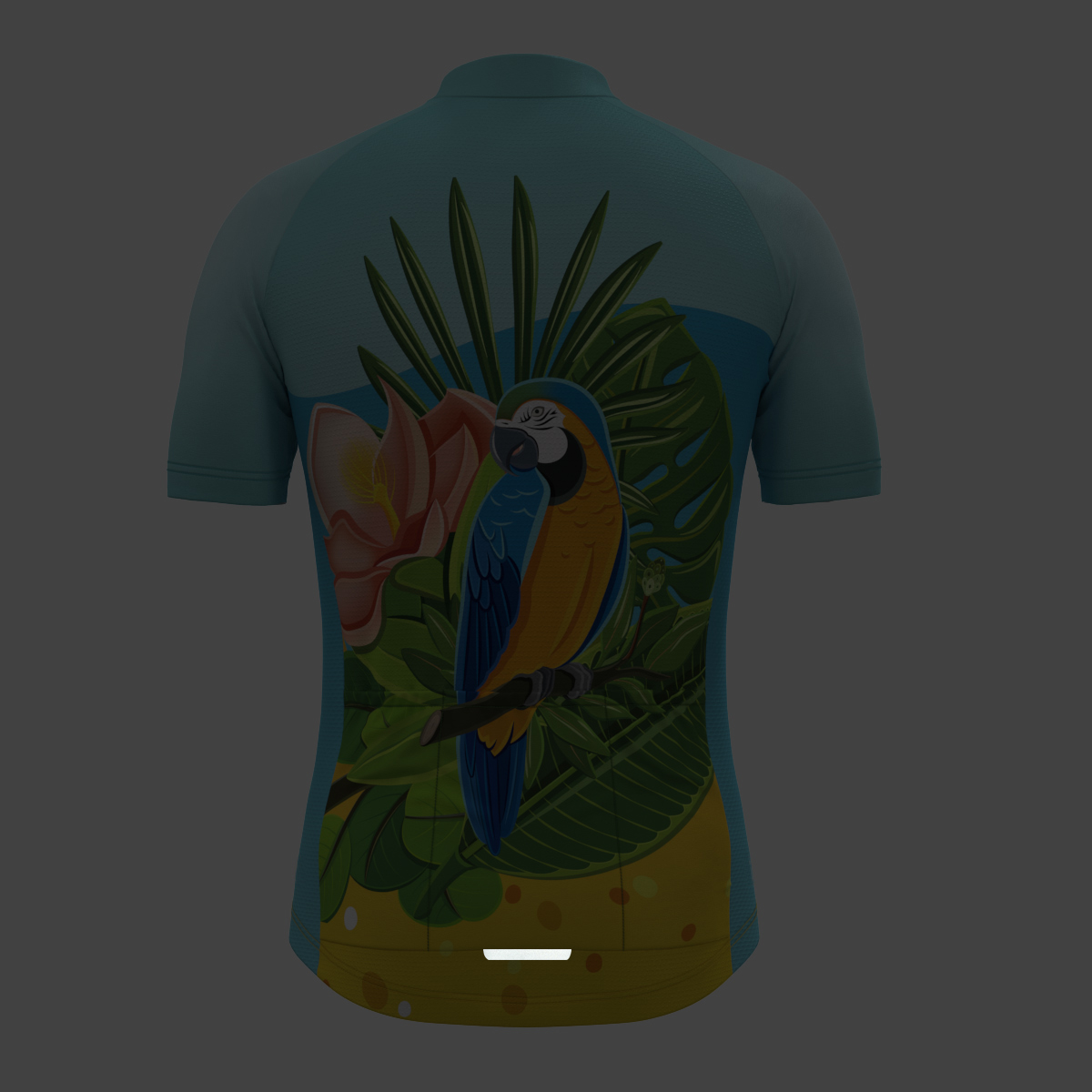 Parrot singing Men's Cycling Jersey