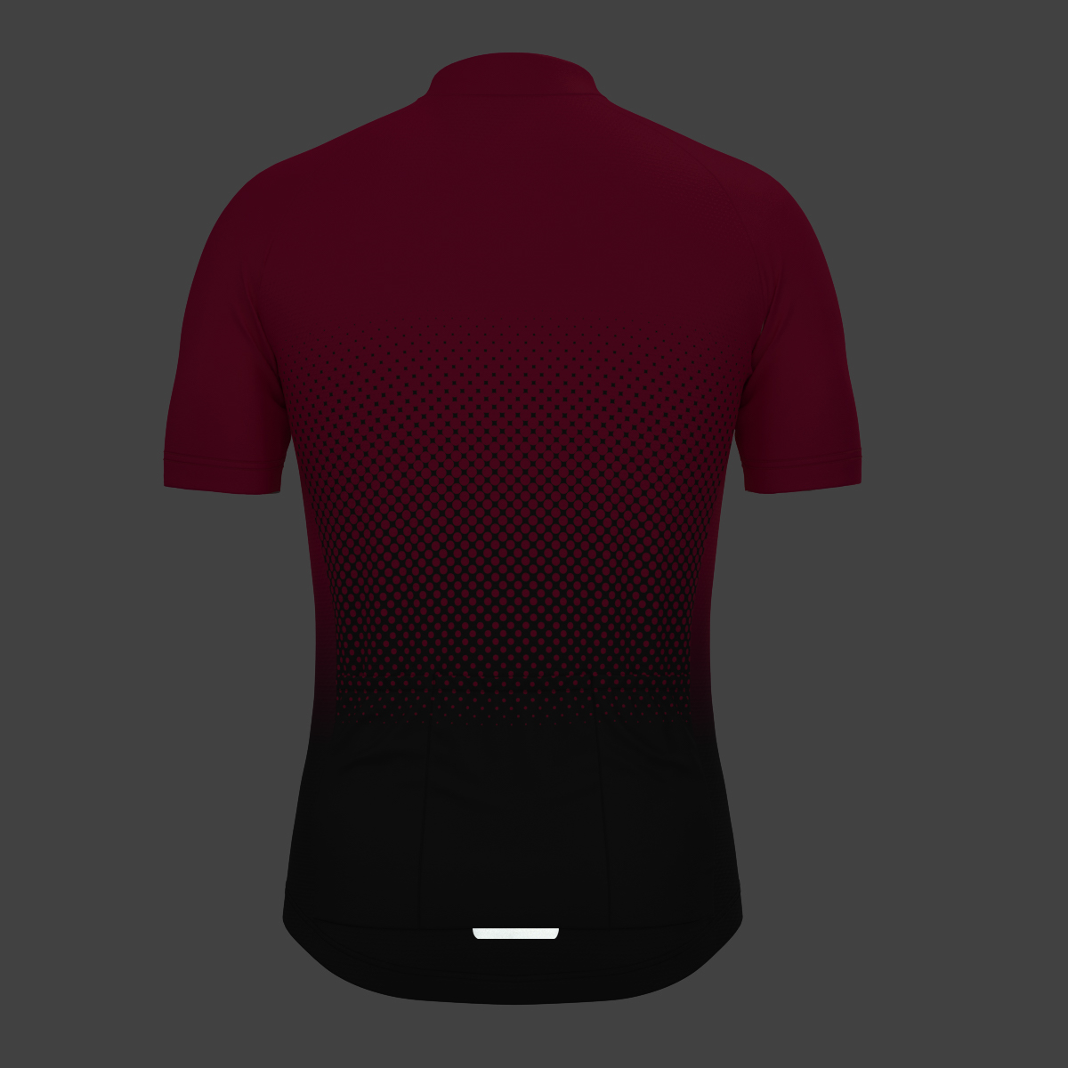 Polka Dot Gradient Men's Cycling Jersey - Jester Red