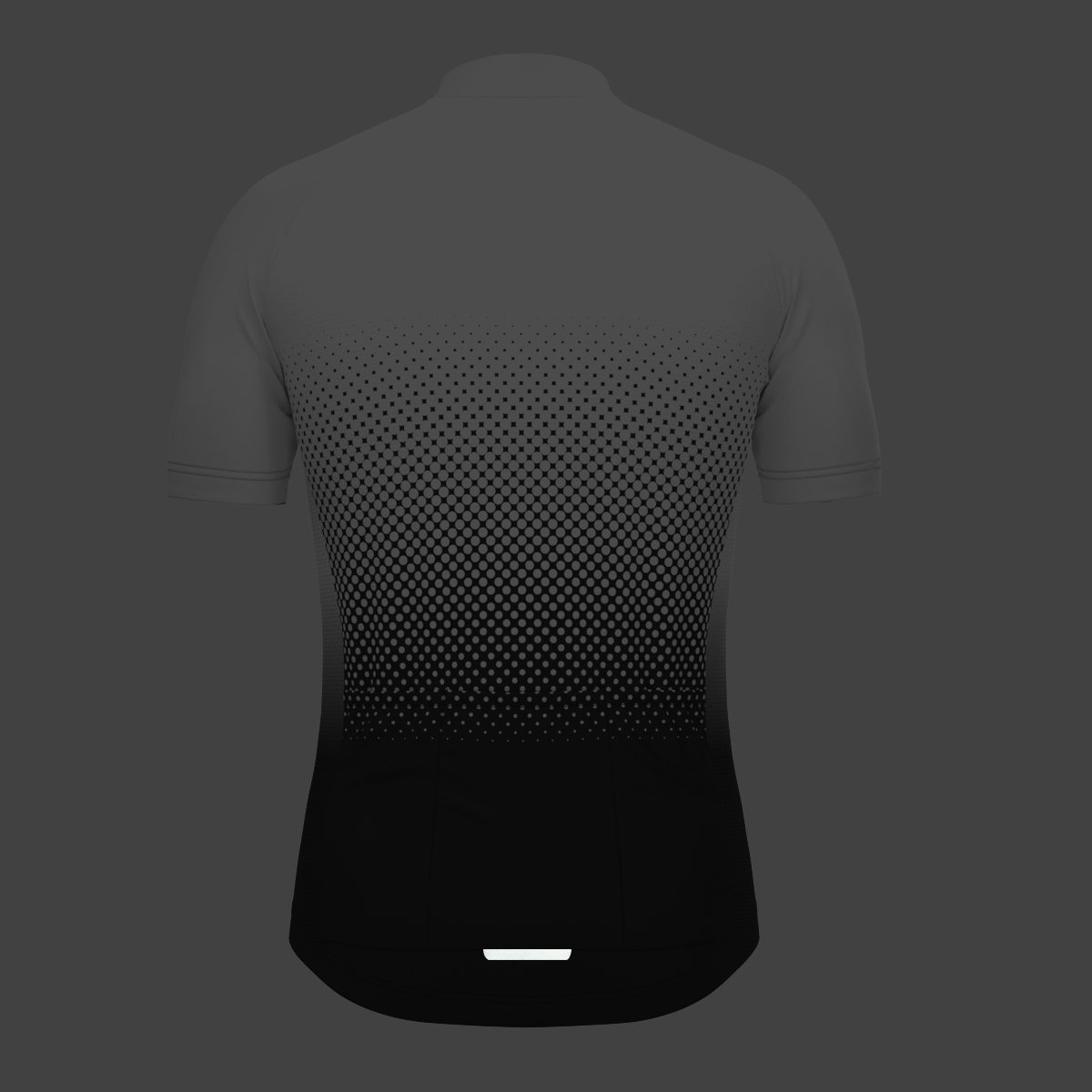 Polka Dot Gradient Men's Cycling Jersey - White