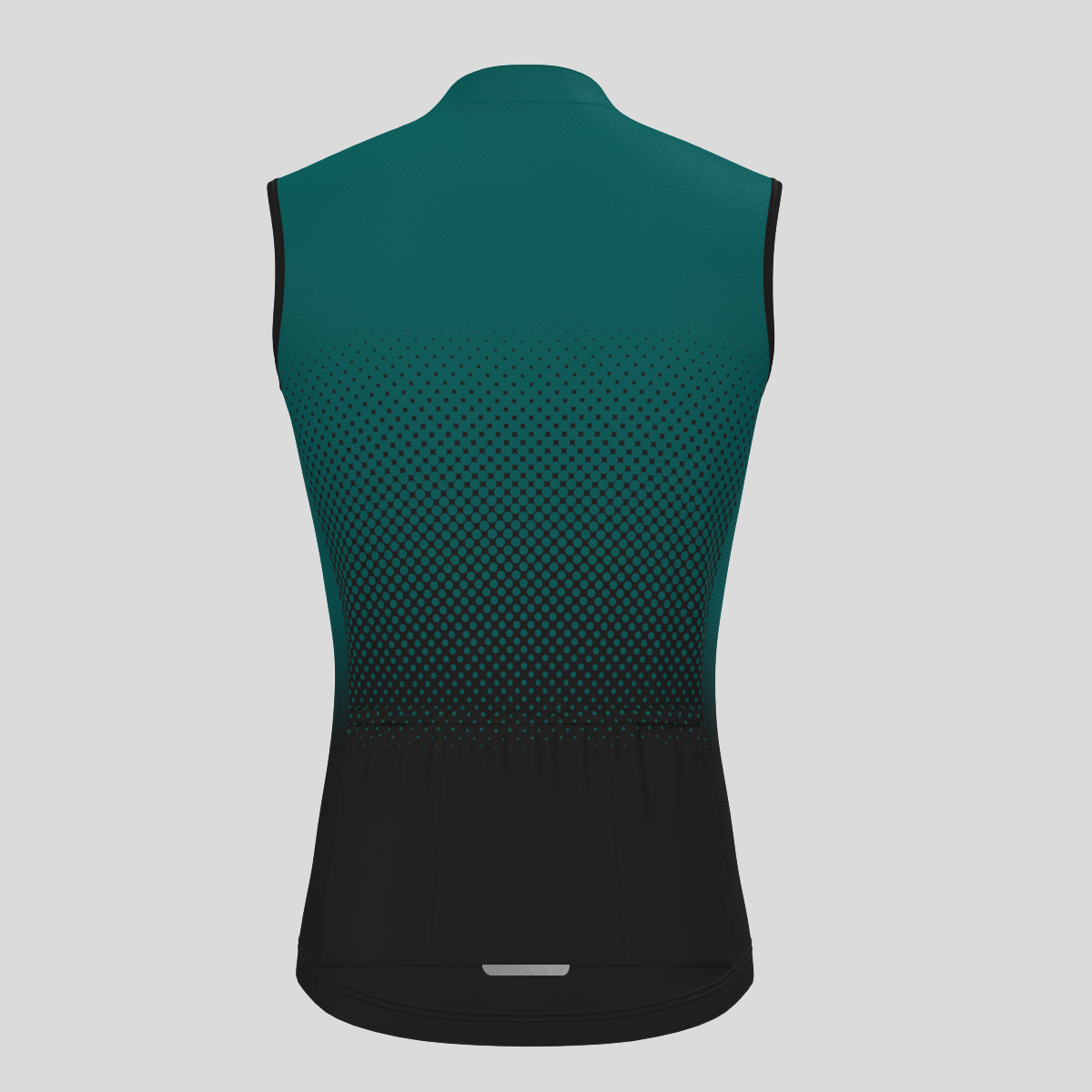 Polka Dot Gradient Men's Sleeveless Cycling Jersey - Midnight