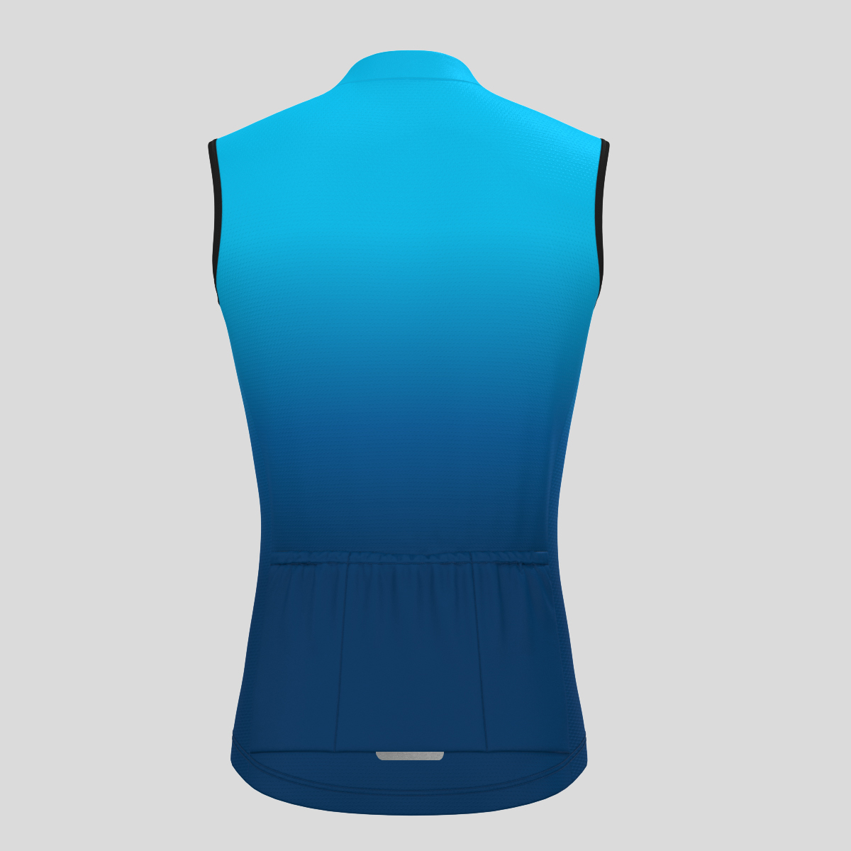 Men's Minimal Gradient Sleeveless Cycling Jersey - Blue Planet