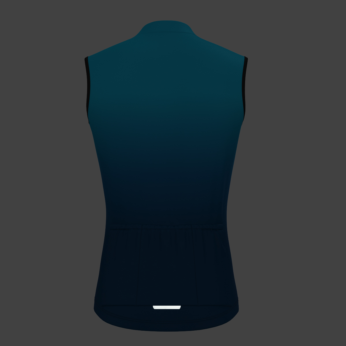 Men's Minimal Gradient Sleeveless Cycling Jersey - Blue Planet