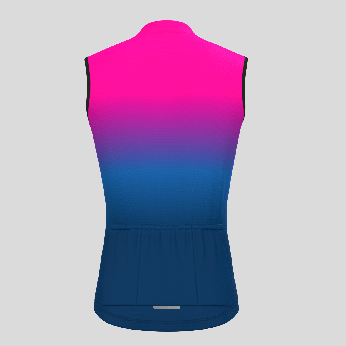 Men's Minimal Gradient Sleeveless Cycling Jersey - Magenta