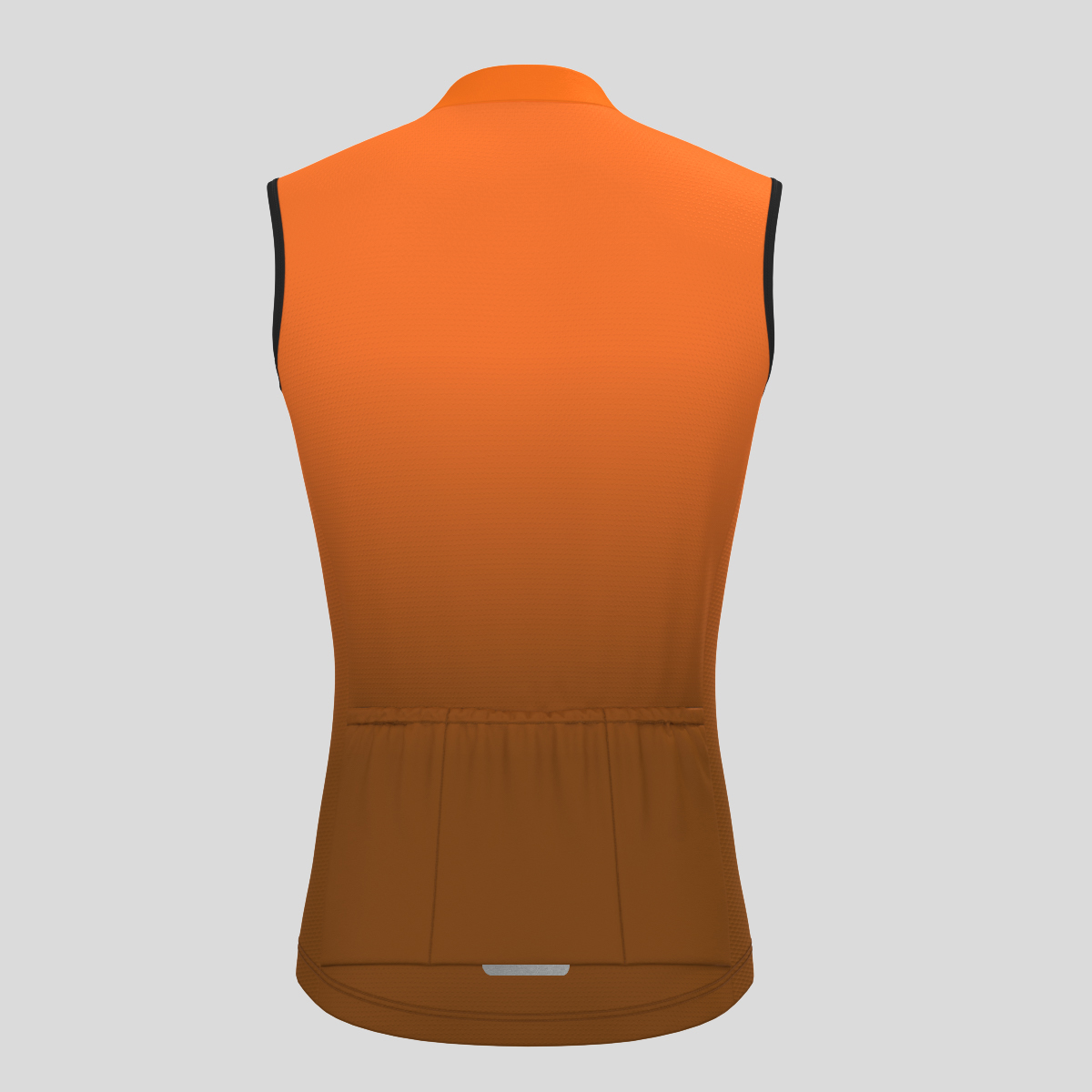 Men's Minimal Gradient Sleeveless Cycling Jersey - Orange