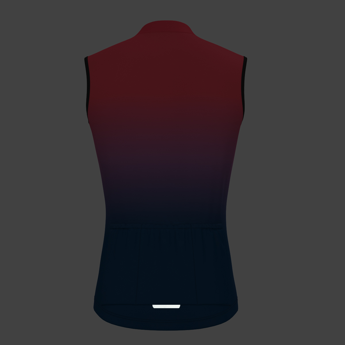 Men's Minimal Gradient Sleeveless Cycling Jersey - Volcano