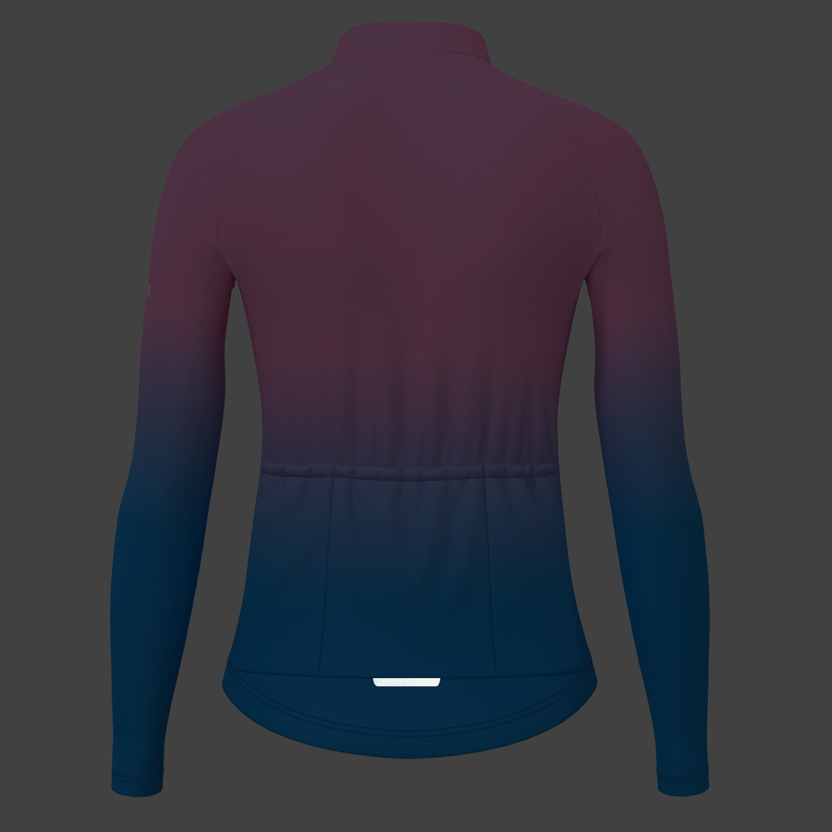 Women's Minimal Gradient LS Cycling Jersey - Sakura