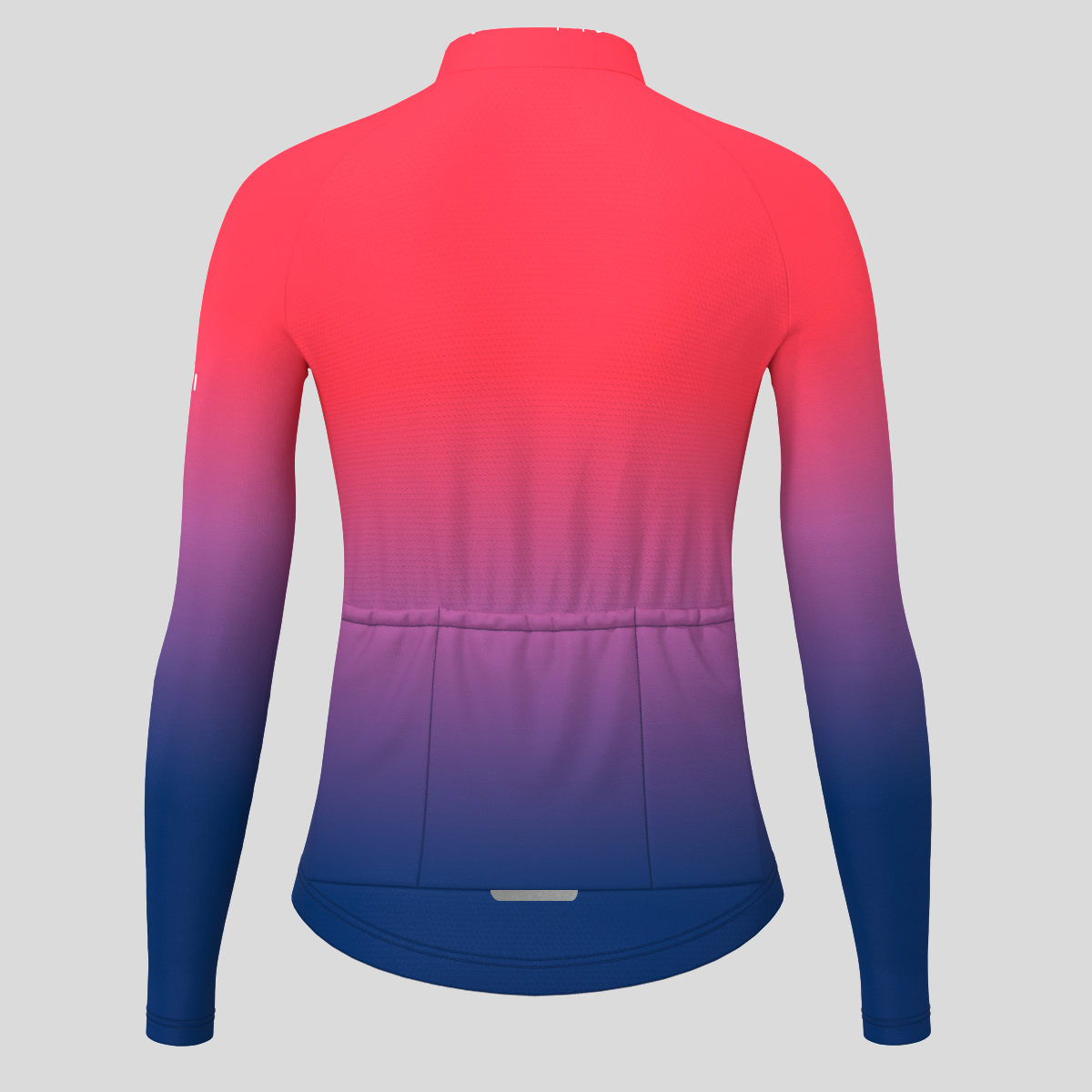 Women's Minimal Gradient LS Cycling Jersey - Volcano