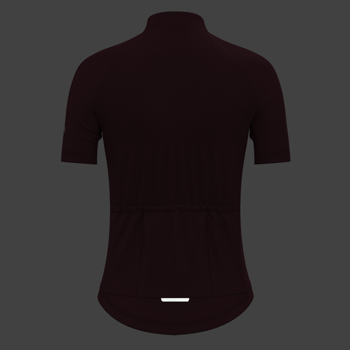 Minimal Solid Women's Cycling Jersey - Plum