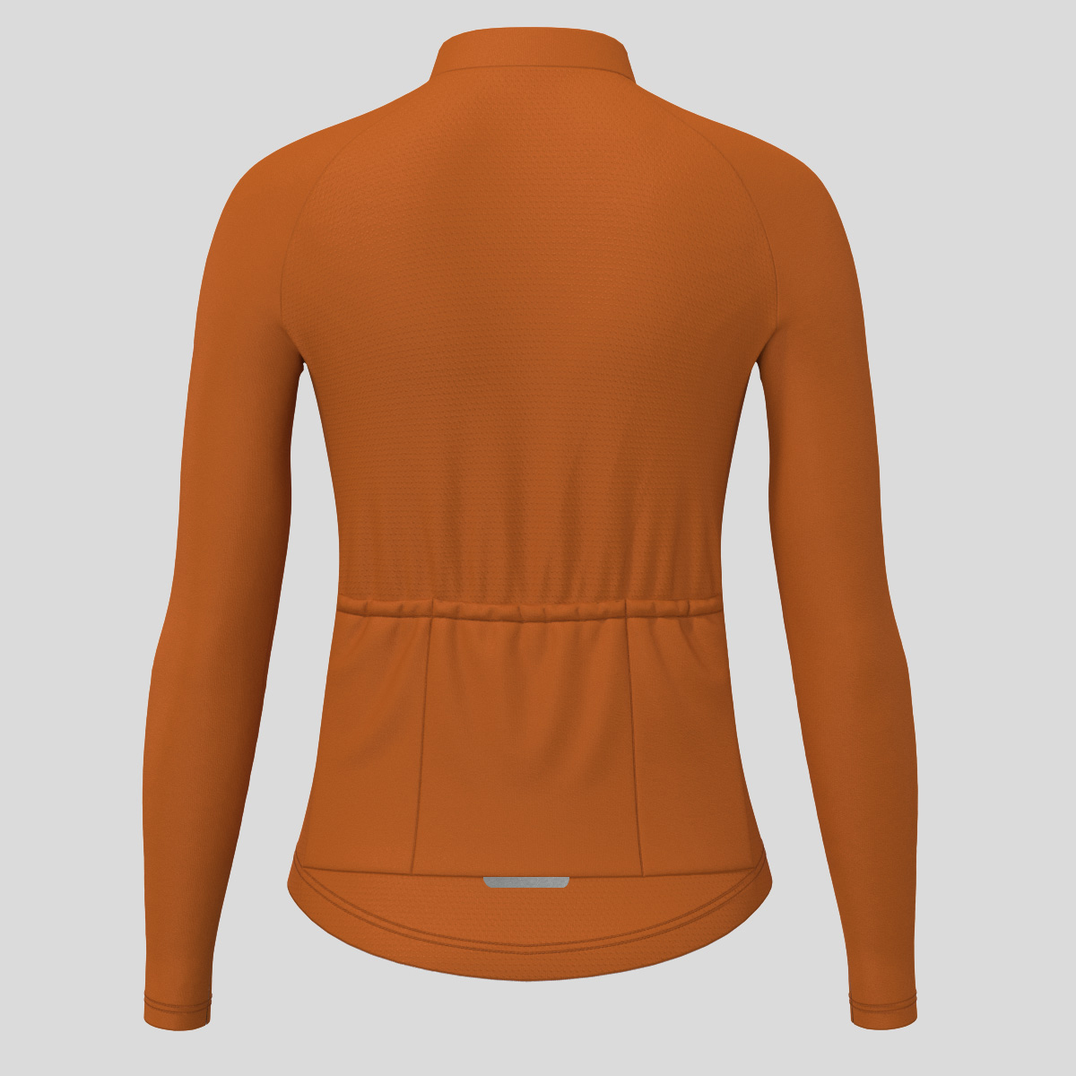 Women's Minimal Solid LS Cycling Jersey - Caramel