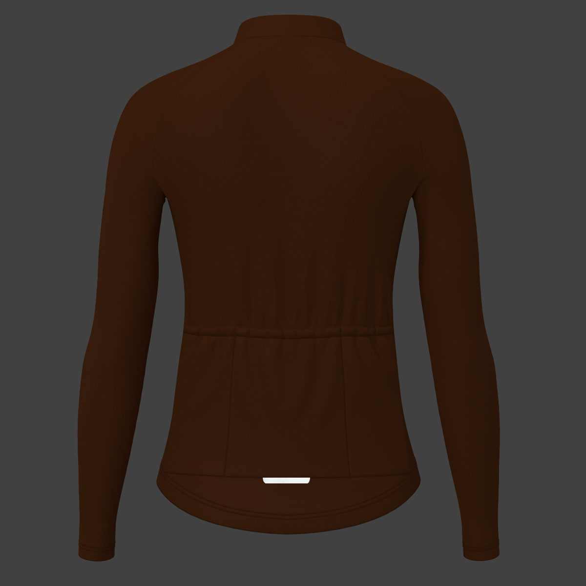 Women's Minimal Solid LS Cycling Jersey - Caramel