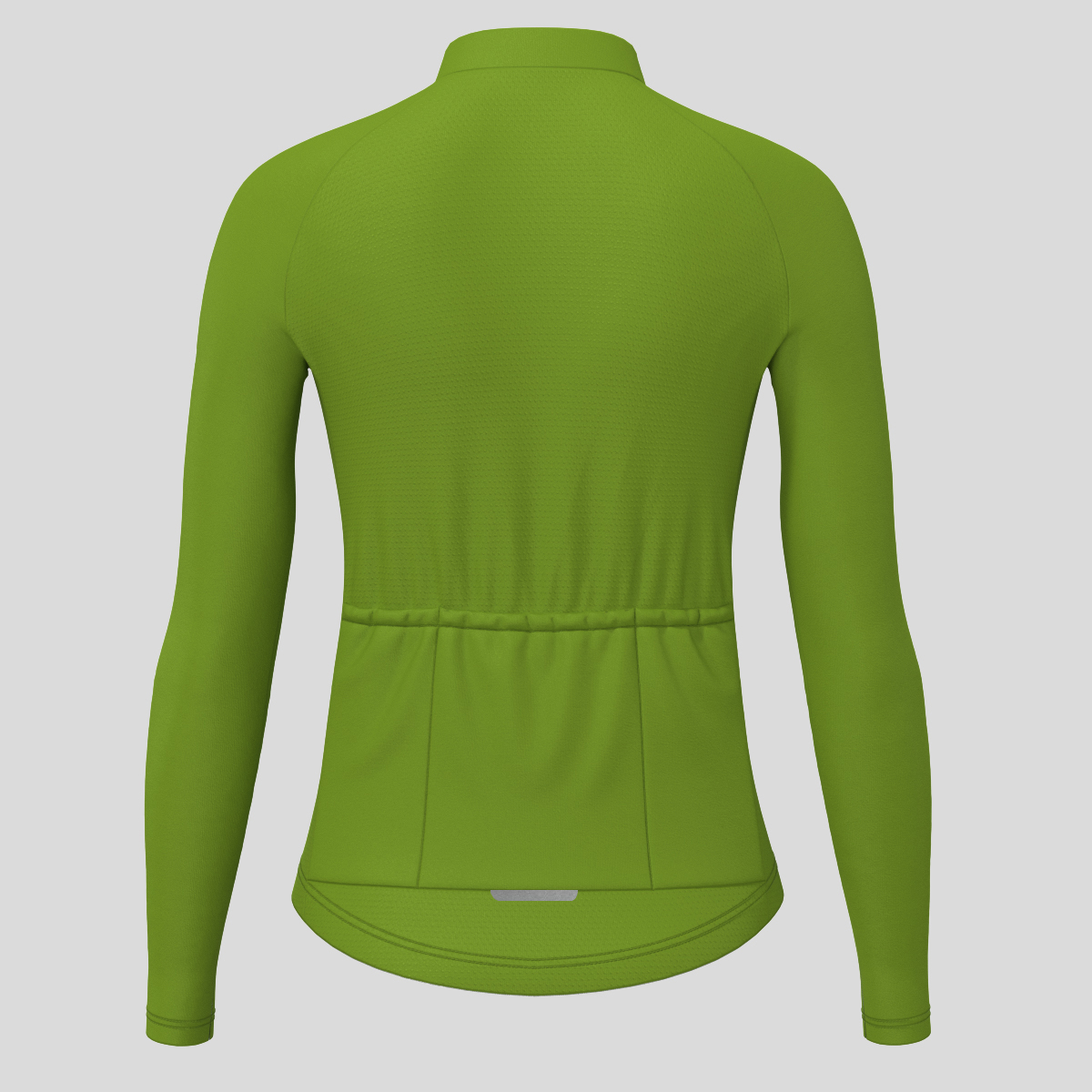 Women's Minimal Solid LS Cycling Jersey - Forest