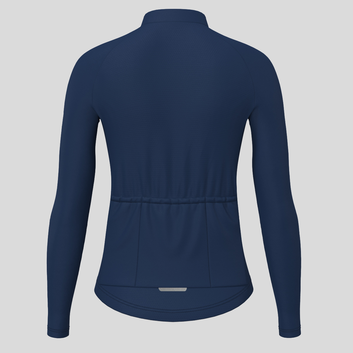 Women's Minimal Solid LS Cycling Jersey - Navy