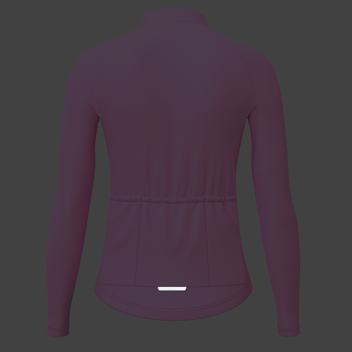 Women's Minimal Solid LS Cycling Jersey - Neo Pink