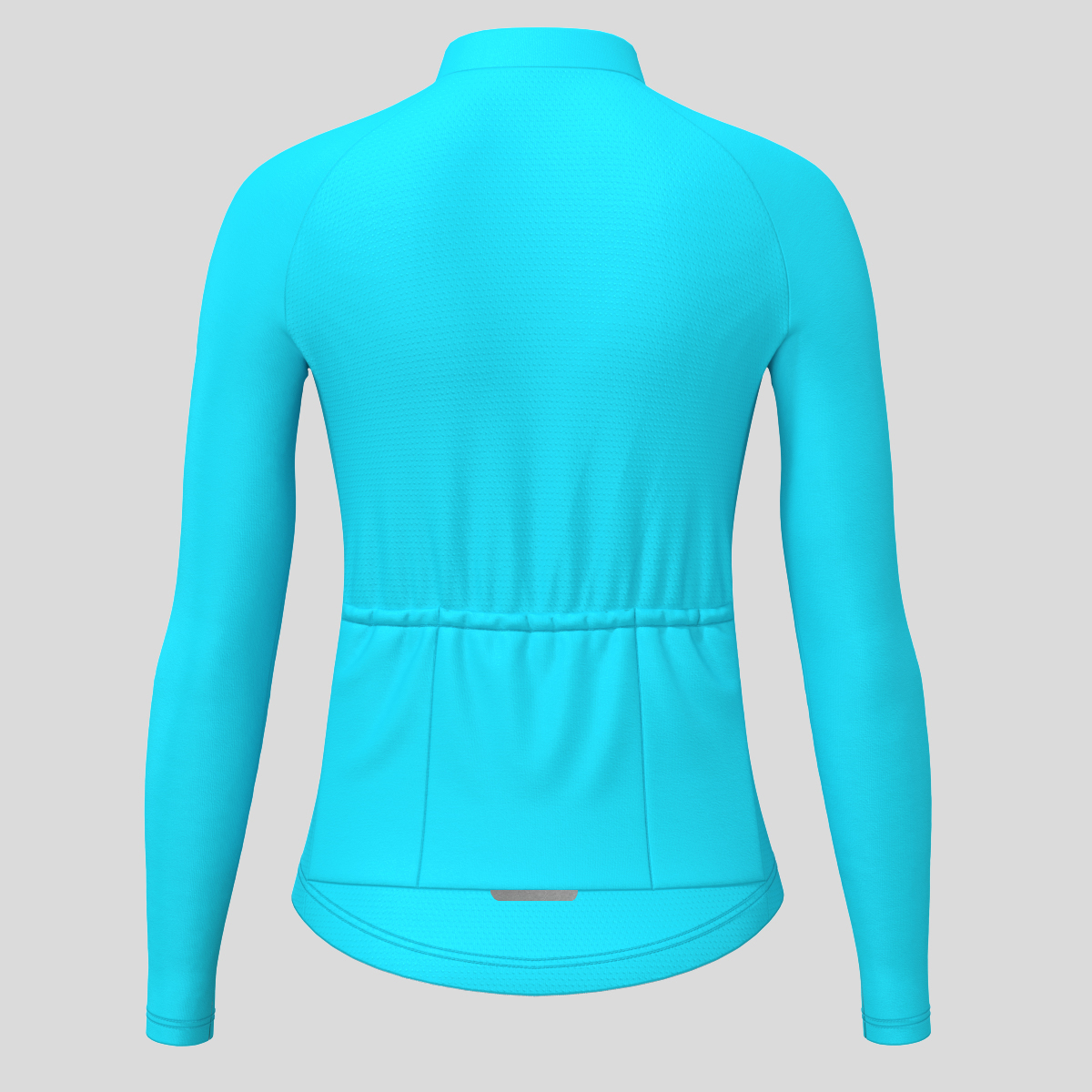 Women's Minimal Solid LS Cycling Jersey - Ocean