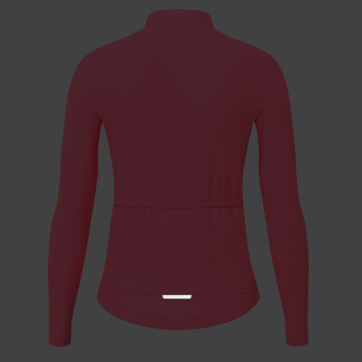 Women's Minimal Solid LS Cycling Jersey - Pink