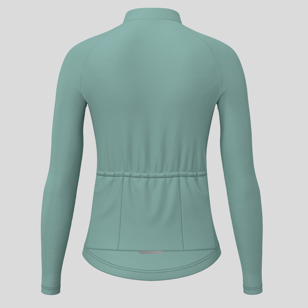 Women's Minimal Solid LS Cycling Jersey - Sage