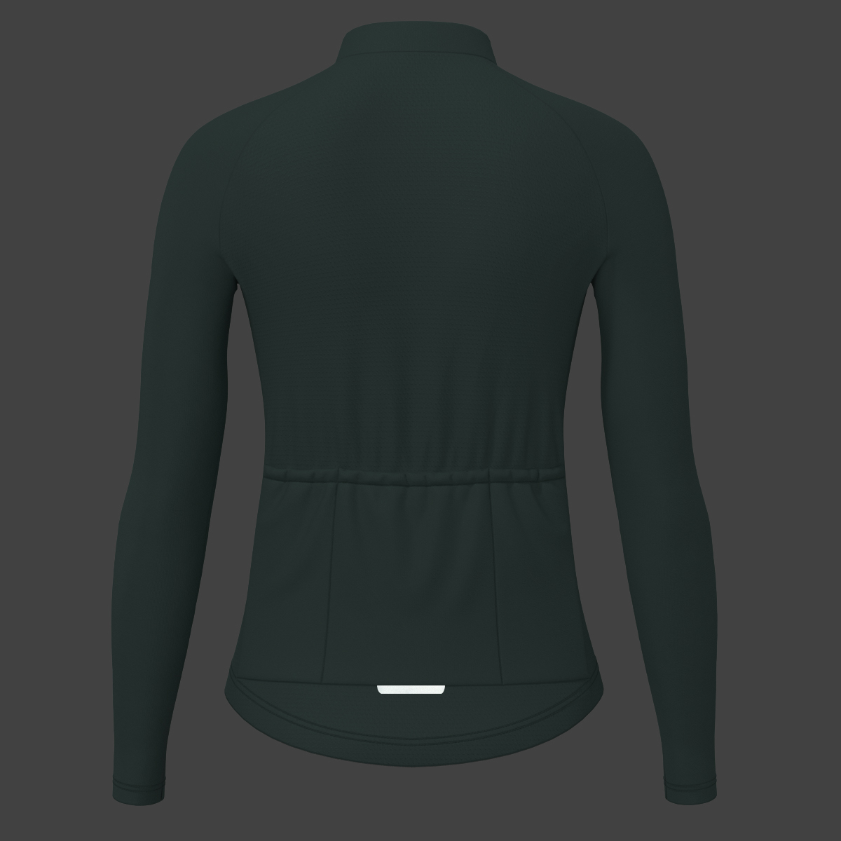 Women's Minimal Solid LS Cycling Jersey - Sage