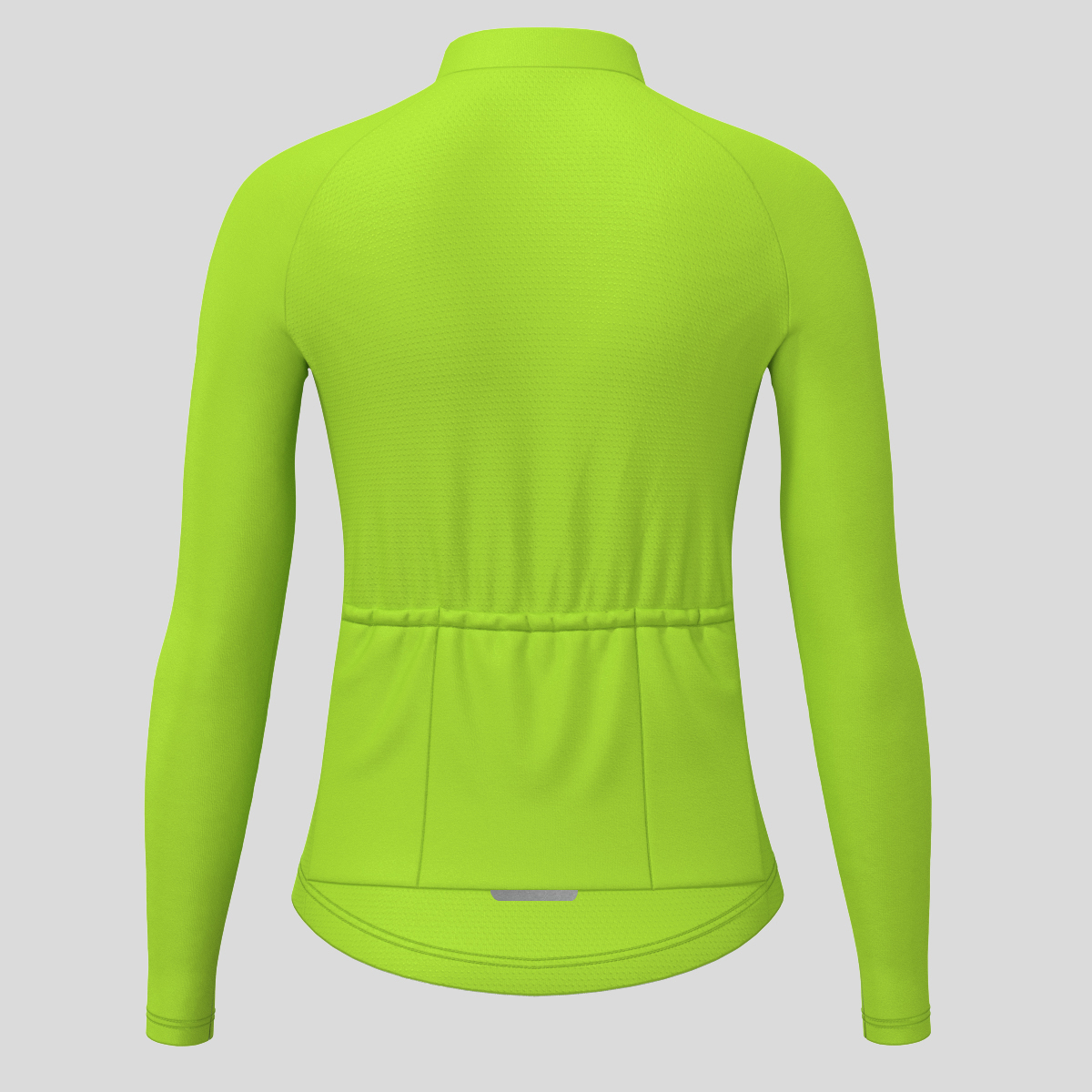 Women's Minimal Solid LS Cycling Jersey - Wasabi