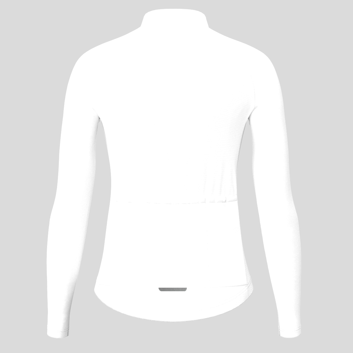 Women's Minimal Solid LS Cycling Jersey - White