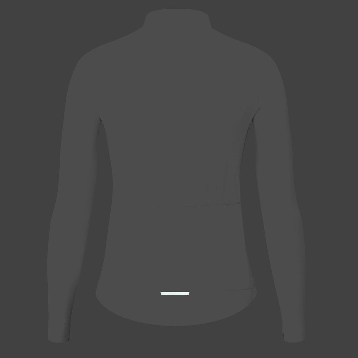 Women's Minimal Solid LS Cycling Jersey - White