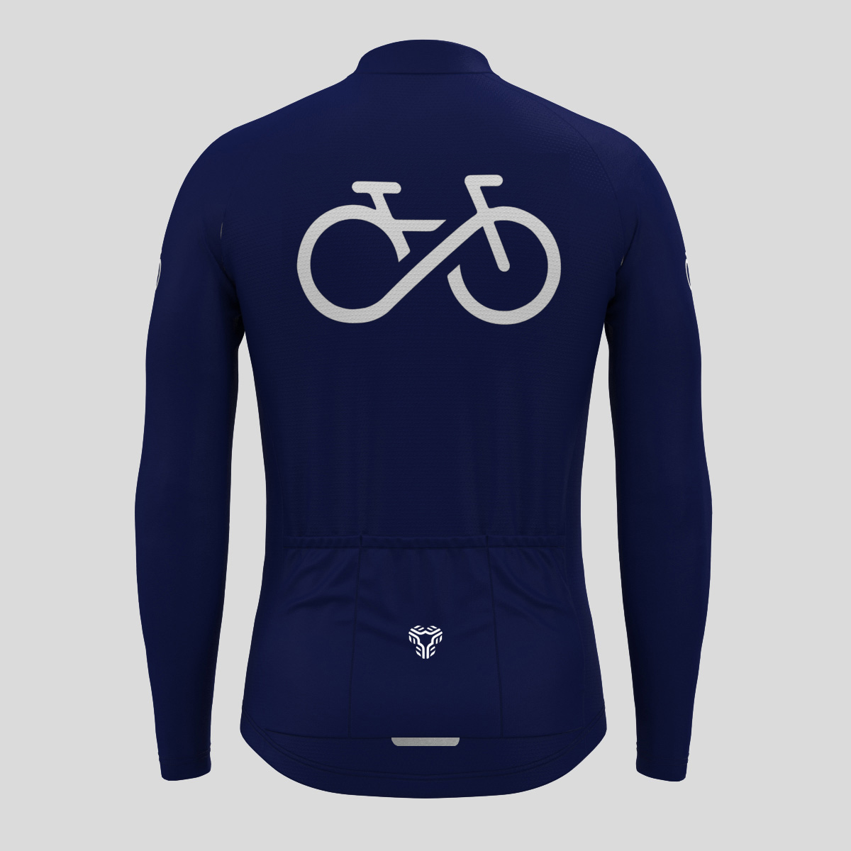 Men's Ride Forever LS Cycling Jersey - Ink