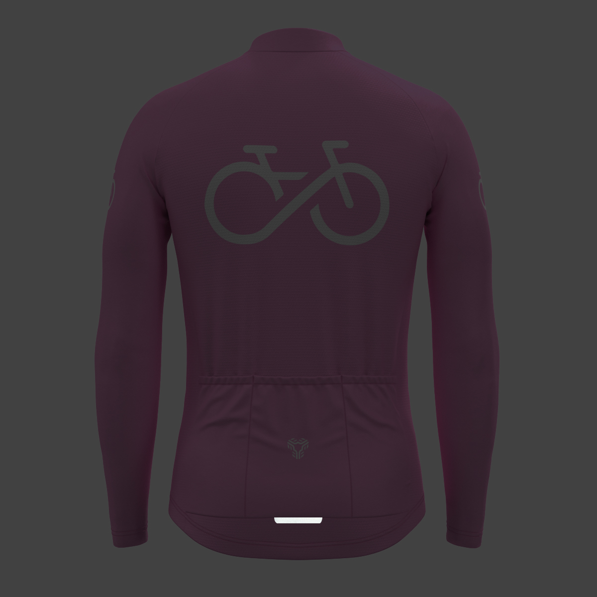 Men's Ride Forever LS Cycling Jersey - Neo Pink